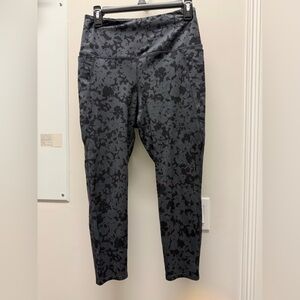 Danskin Black and Gray Patterned Leggings